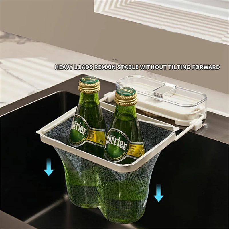 Suction-Cup Kitchen Sink Strainer Rack