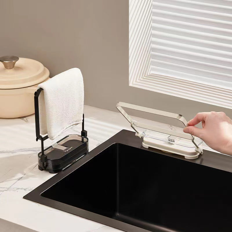Suction-Cup Kitchen Sink Strainer Rack