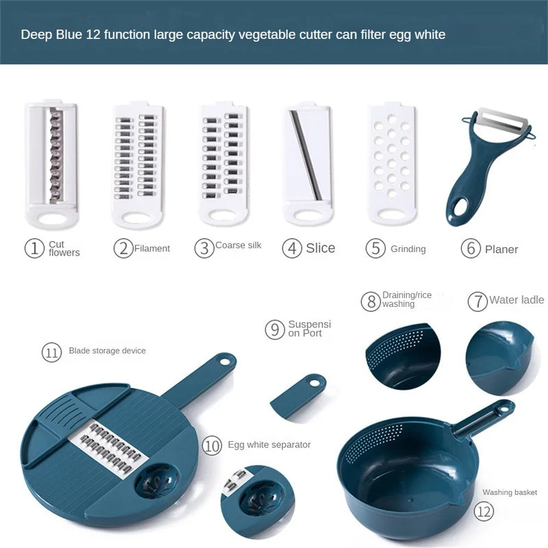 Multifunction Vegetable Slicer & Cutter