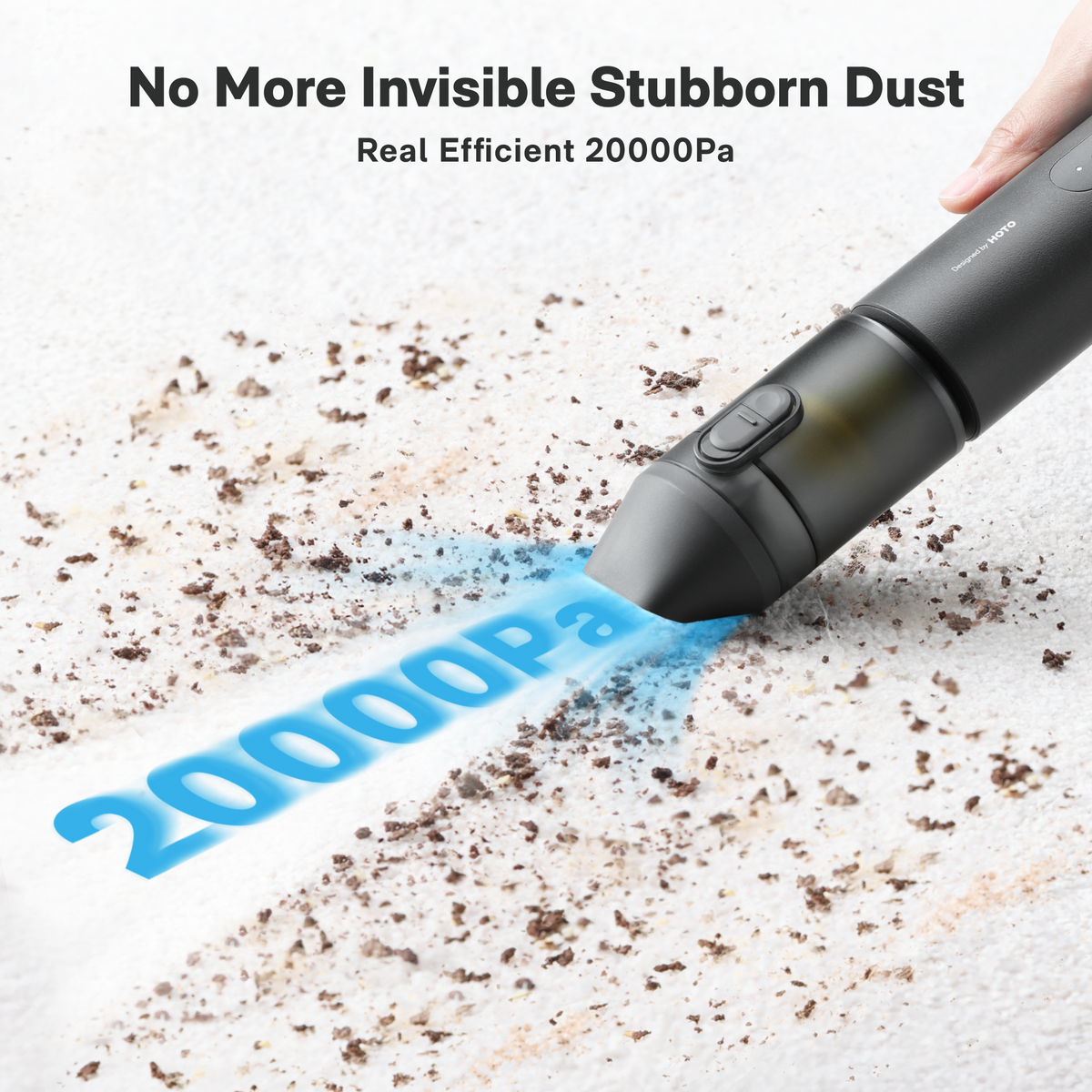 HOTO 4-in-1 Car Air Duster & Vacuum