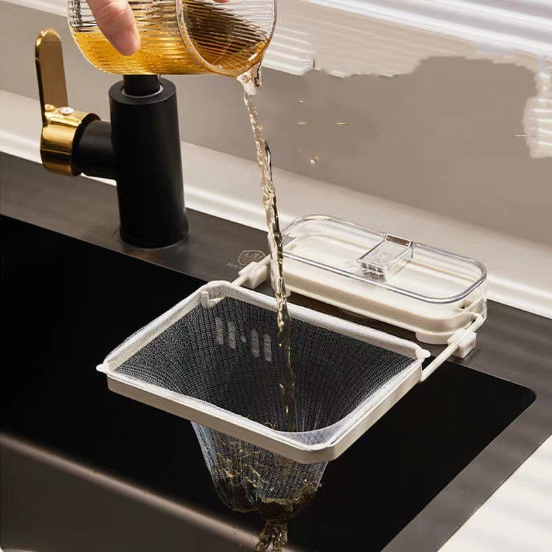 Suction-Cup Kitchen Sink Strainer Rack