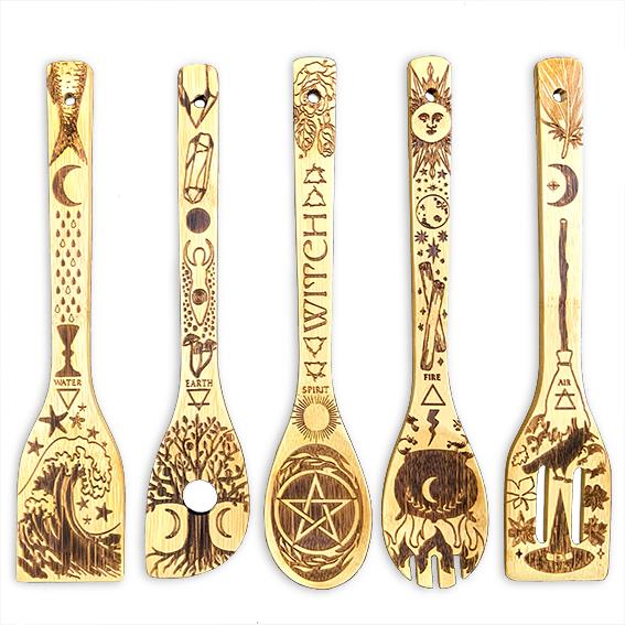 5 Elements Bamboo Kitchen Utensil Set